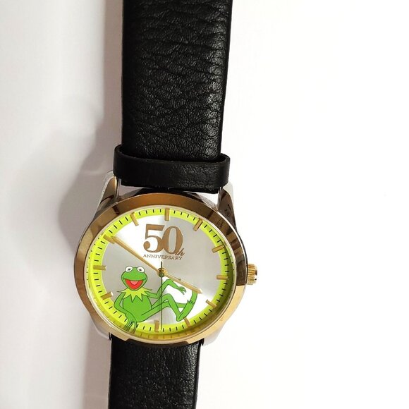 Kermit the Frog 50th Anniversary Limited Edition Fossil Watch - Works! NO BOX - Picture 6 of 9